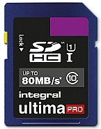 Integral 8GB SDHC - UltimaPro - 80MB/s