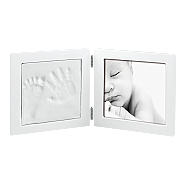 Wooden baby frame with handprint kit A1834
