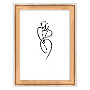 Silhouette wooden frame 15x20 beuk (4)