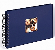 Spiraalalbum Fun, 23x17 cm blauw