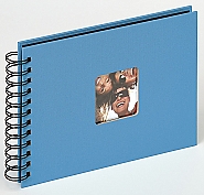 Spiraalalbum Fun, 23x17 cm oceaan blauw