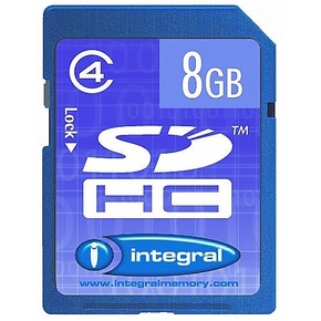 Integral 8GB SDHC - class 4