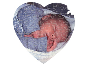 Puzzle, Heart Shaped 19x19cm 75pcs (10)