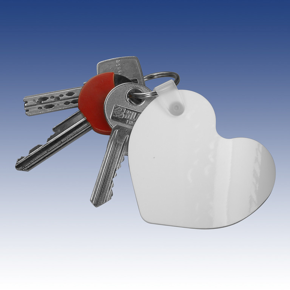 Keychain Heart in plastic (10)