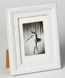 Barock portrait frame, 40x50, white