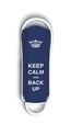 Integral 8GB Xpression USB Flash Drive Keep Calm Blue
