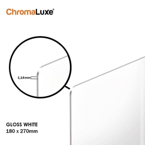 ChromaLuxe, Photo Panel white 18x27cm