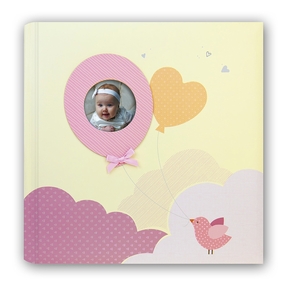 Baby album Penelope pink 32x32cm 30pag