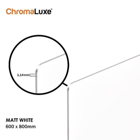 ChromaLuxe, Photo Panel Matte white 600x800 x1,14mm