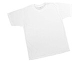 T-Shirt Cotton feel Large White polyester  10 