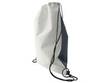 Sportbag white/Blue 32 x 40 5cm  10 