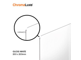 ChromaLuxe  Photo Panel Gloss white Aluminium 20 3x20 3cm  10 