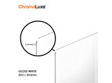 ChromaLuxe  Photo Panel Gloss white Aluminium 20 3x20 3cm  10 