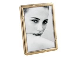 Shiny metal frame A1577 B 13x18 gold  2 