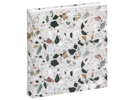 Memo slip-in  album Terrazzo stone black  200 ph. 10x15   3 