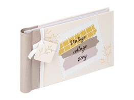 Slip-in mini album Vintage with hidden spiral HC 36ph 10x15  3 