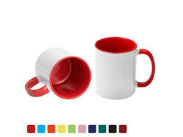 Mug 11oz  interieur   anse Rouge  12 