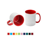 Mug 11oz  interieur   anse Rouge  12 