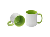 Mug 11oz  interieur   anse Vert clair  12 