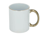 Mug 11oz Handle Gold  12 