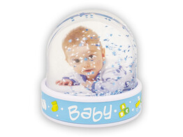 Photo Globe Baby blue  6 