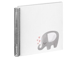 Spiraal album baby  Elephant Hearting  25x25 cm