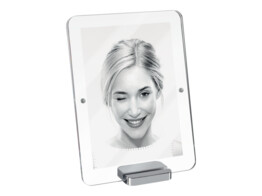 Magnetic Acrylic frame with chromed metal base A1603