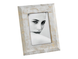 Wooden frame A1566 with brushed white gold finish 13x18  2 