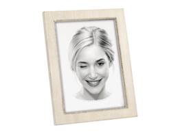 Wooden frame with strass A1329V white washed oak