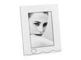 Wooden frame with metal chain A1550Q white 13x18  2 