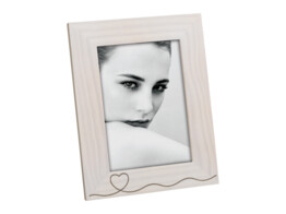 Wooden frame with metal chain A1550V naturel 13x18  2 