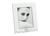 Wooden frame with metal chain A1551Q white 13x18  2 