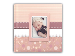 Baby album Cinzia pink 31x31cm 30pag