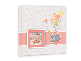 Baby album Pierre pink 32x32cm 30pag