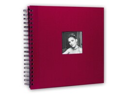 Spiral Album Red 20 black sheets Red 31x31cm