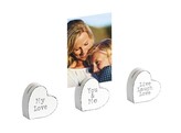 Dreams wooden heart picture triple set