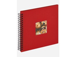 Spiraalalbum Fun  26x25 cm rood  2 