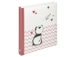 Baby Album Little Panda  28X30 5 cm pink