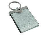 Artifical leather key chain for two photos format 3 5x4 5cm  6 