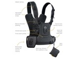 Cotton Carrier Camera Vest  voor 2 camera s met heupholster