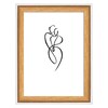 Silhouette wooden frame 10x15 nature  4 