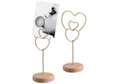 Photo holder in wood and metal A1606  3 