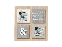 Bella gallery frame white/grey  2X4X4