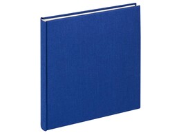 Design album Cloth linen cover 26x25cm blue  2 