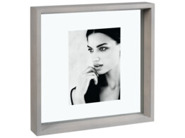 Solid wood frame A756 D with double glass grey