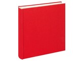 Design album Cloth linen cover 30x30cm red