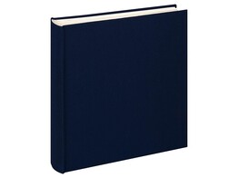 Design album Cloth linen cover 30x30cm dark blue  2 