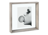 Solid wood frame A756 J with double glass 10x15 taupe