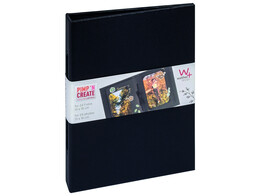 Photo Album  black  vertical 24 ph  with cord binding 10x15  2 