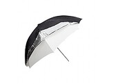 Umbrella 101cm silver/black